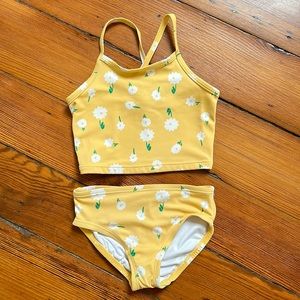Hanna Andersson Sunblock Print Tankini Set Floral Print Size 4